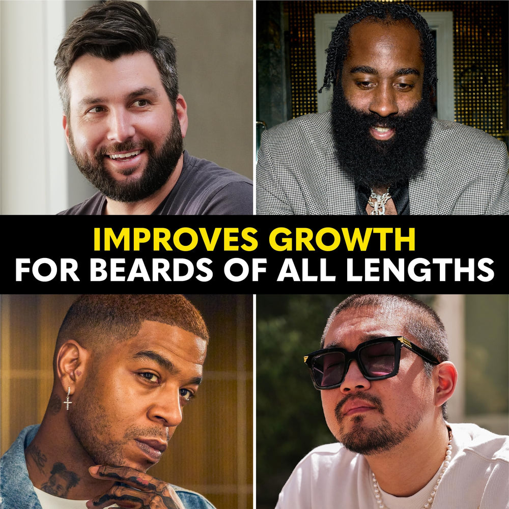 The Beard Club Biotin Beard Growth Vitamins label highlights core nutrients