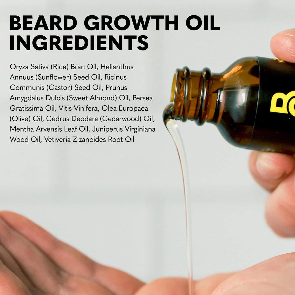 The Beard Club Enhanced Gift Set inner box view highlighting complete lineup.