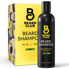 The Beard Club Original Premium Beard Shampoo bottle for a clean, nourished beard.