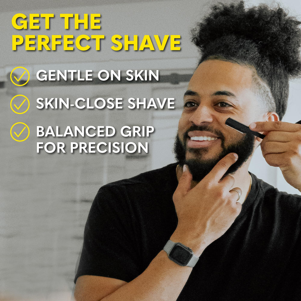 The Beard Club beard shampoo bottle cleanses while preserving natural oils for comfort.