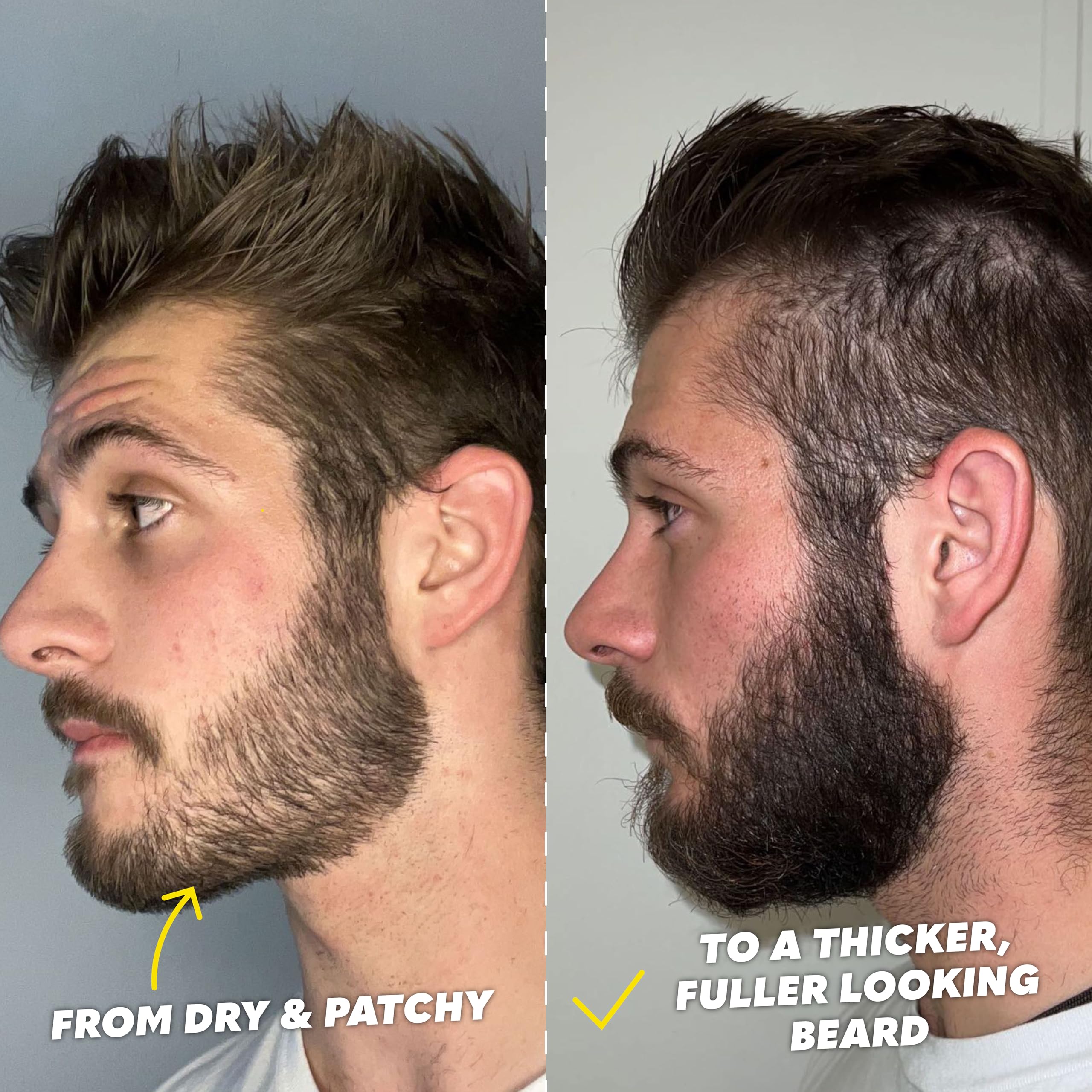 The Beard Club Brush distributes oil evenly for conditioning
