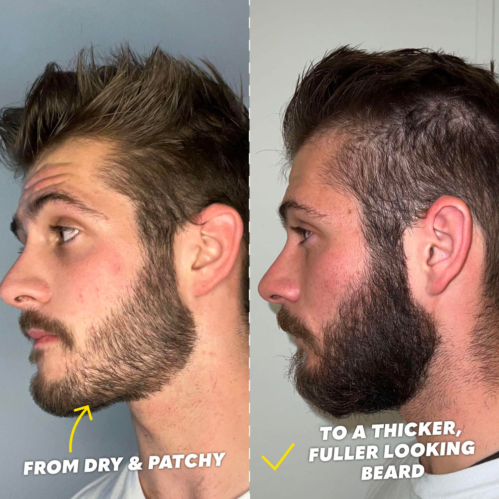 The Beard Club Brush distributes oil evenly for conditioning