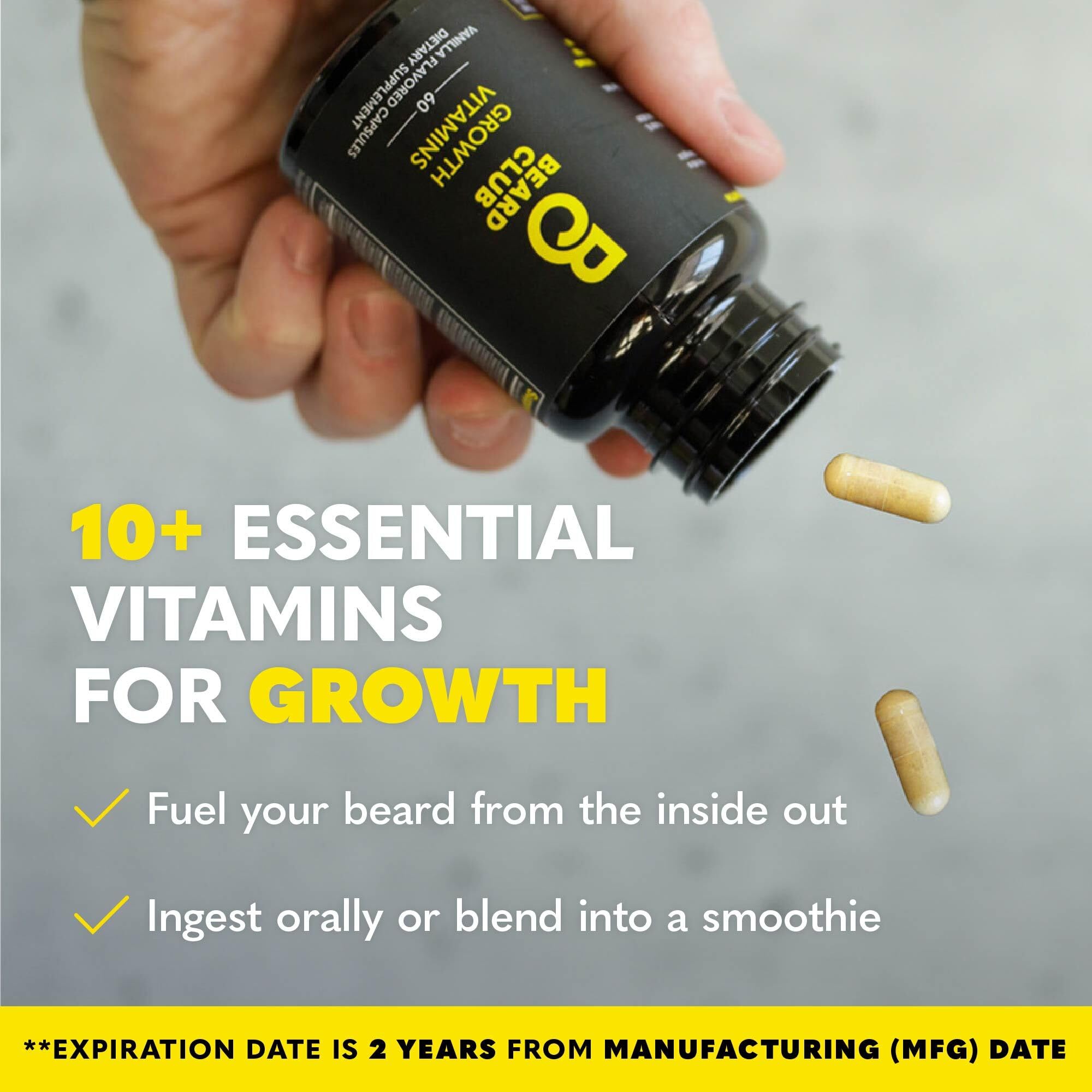 The Beard Club Vitamin Spray hydrates and nourishes facial hair