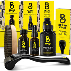 The Beard Club Derma Roller with 540 needles for skin refreshment