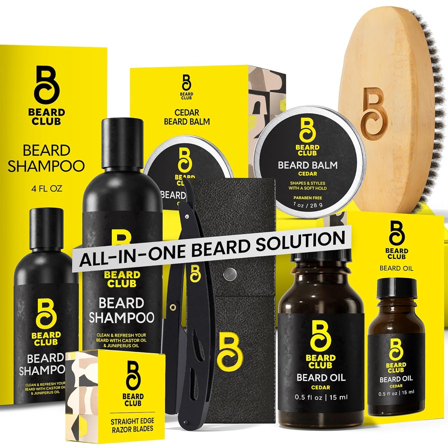 The Beard Club straight edge razor for precise grooming and sharp lines