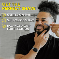 The Beard Club single Derby blade for clean cuts and traditional shaving.