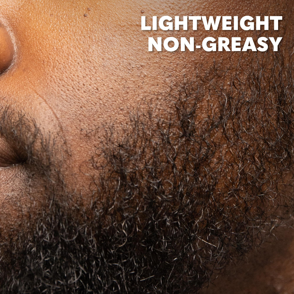 The Beard Club sunflower seed and castor oil blend nourishes hair.