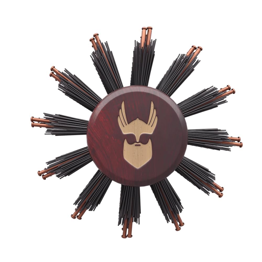 The Beard Struggle Viking Roller Brush ideal for beard styling and shaping.