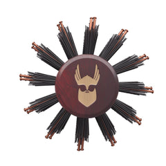 The Beard Struggle Viking Roller Brush ideal for beard styling and shaping.