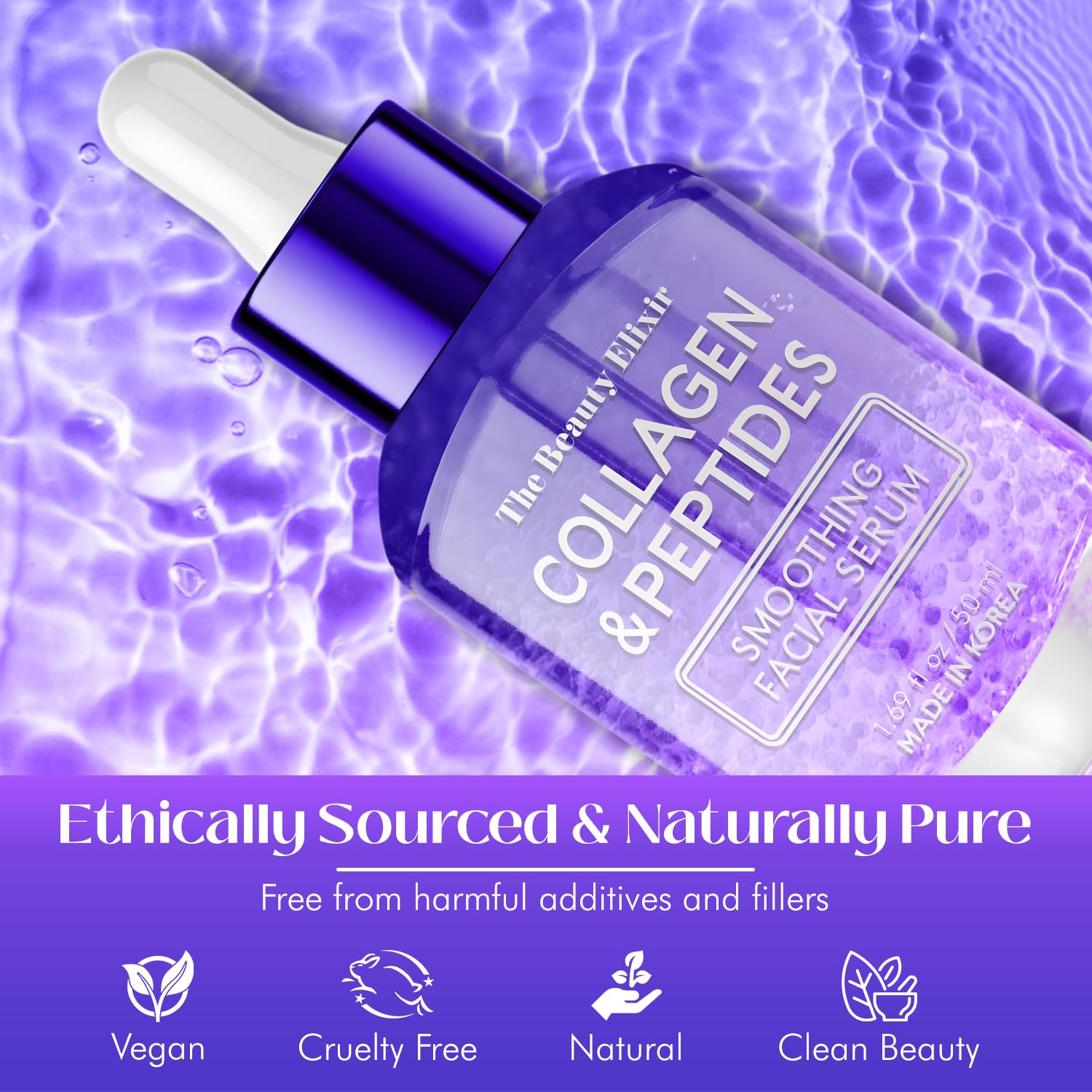 Piel radiante tras usar The Beauty Elixir regularmente.