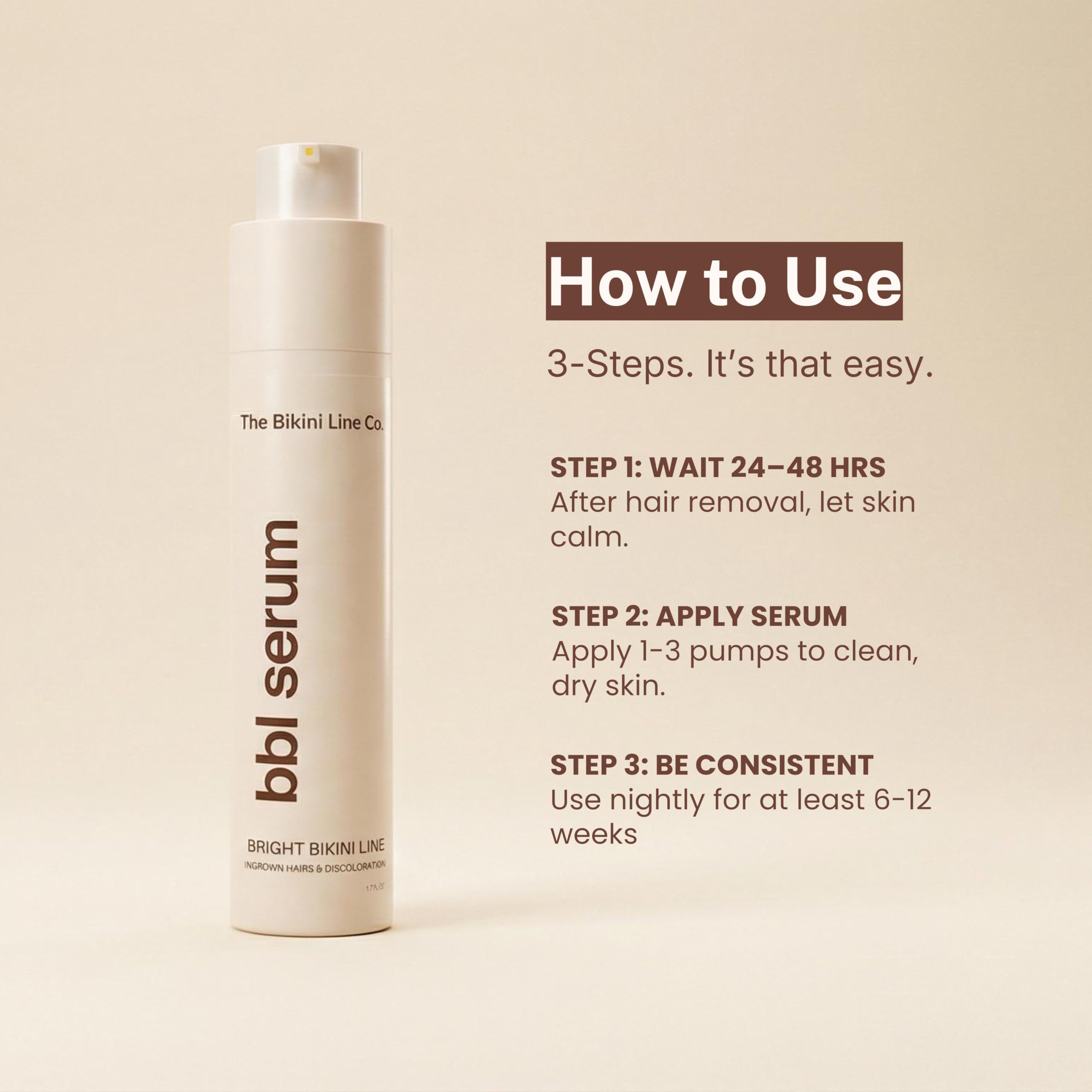 Aloe vera accent implies calming aftercare after shaving or waxing