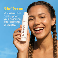 BBL Serum pump action demonstrates easy, quick post-hair-removal application