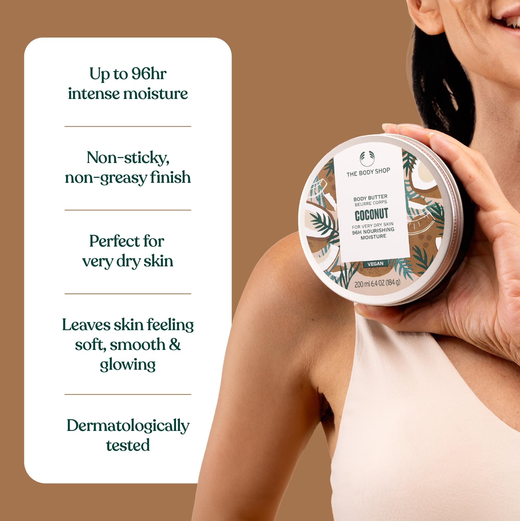 The Body Shop Coconut Body Butter ingredients spotlight coconut oil, shea butter, babassu for nourishment
