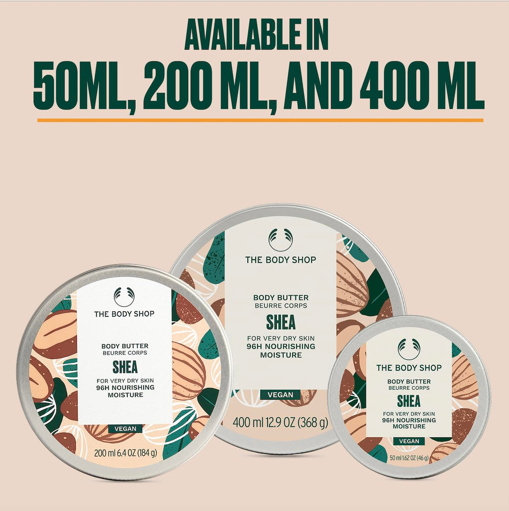 The Body Shop Shea Body Butter textura no grasa, absorción rápida para uso diario