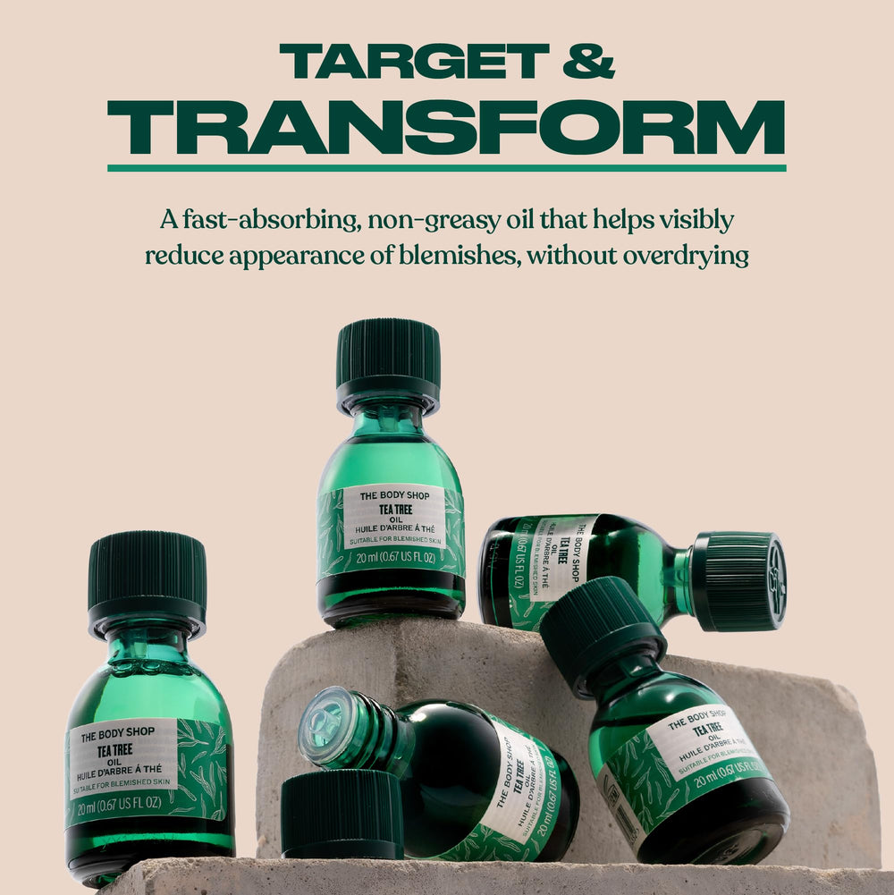 The Body Shop Tea Tree Oil: cuidado de piel grasa con acabado mate.