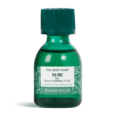 The Body Shop Tea Tree Oil, botella con gotero para purificar la piel grasa