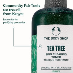The Body Shop Tea Tree Toner: fórmula vegana que cuida la piel y controla el brillo.