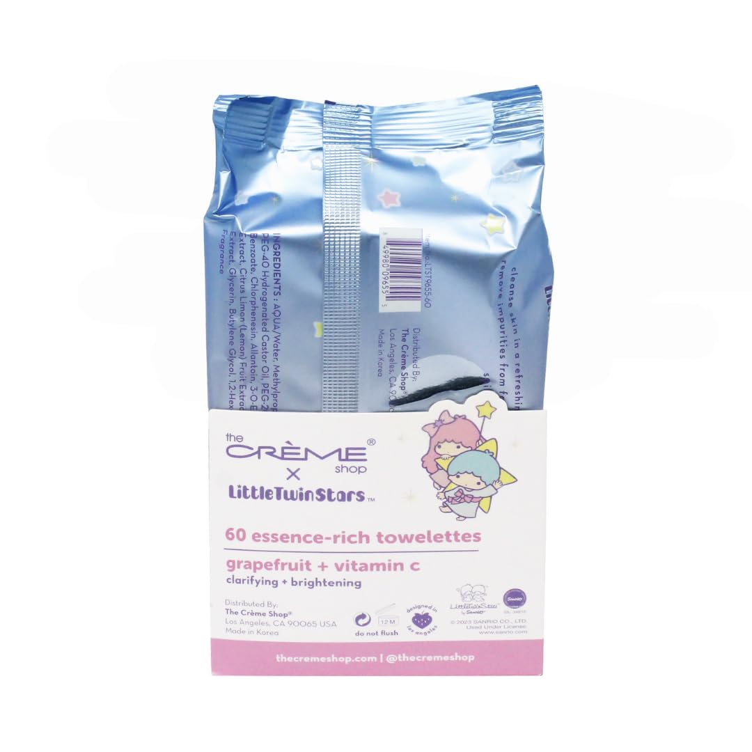 Desmaquillante hidratante The Crème Shop con toronja para piel fresca y luminosa