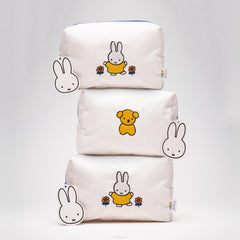 The Crème Shop Miffy interior layout showing compartments for essentials.