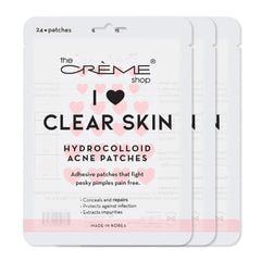The Crème Shop parche corazón hidrocoloide para acné, ayuda a cubrir y proteger la zona.