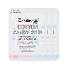 The Crème Shop parches hidrocoloides con nubes para acné, extracción suave de impurezas