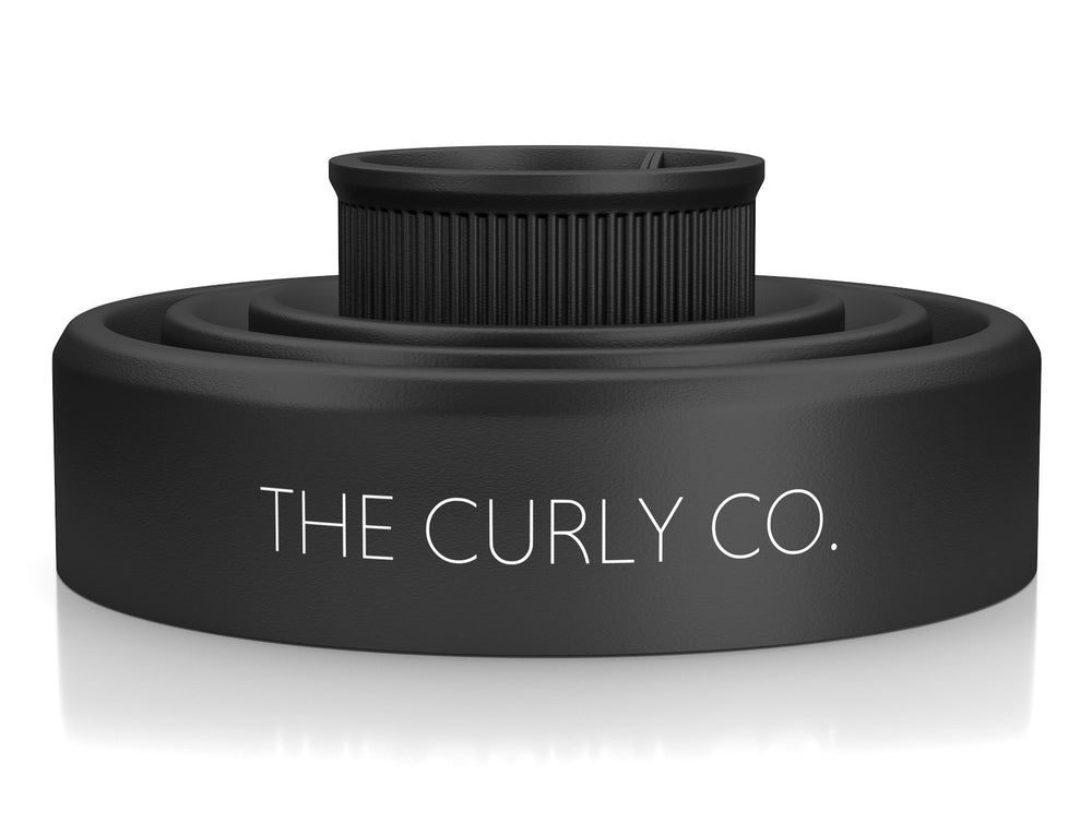 The Curly Co diffuser collapsed flat, fitting neatly in a bag.