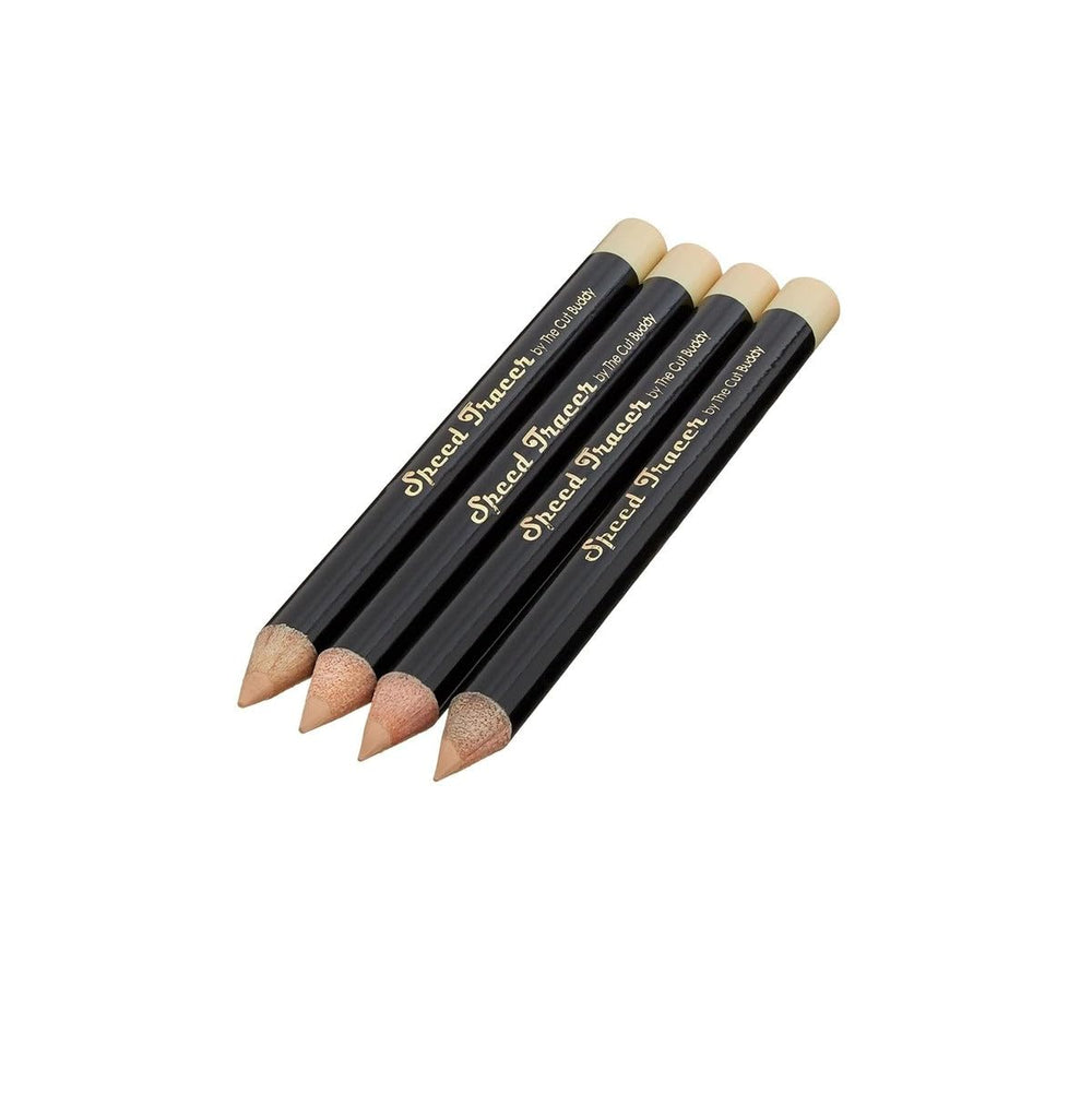 The Cut Buddy beige Speed Tracer pencil outlines beard lines with precision for clean trimming.