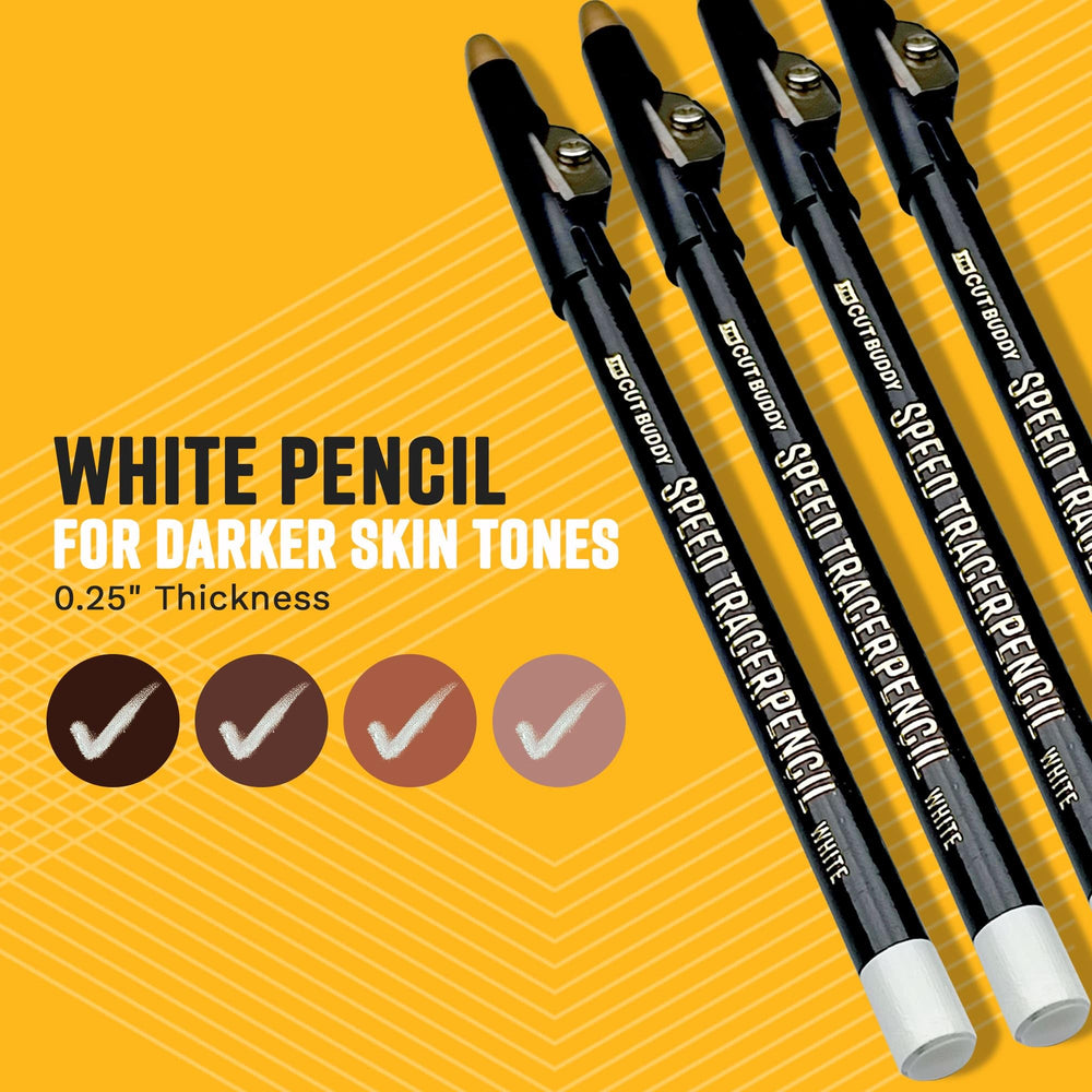The Cut Buddy sharpener included for quick, crisp pencil tips before shaping.