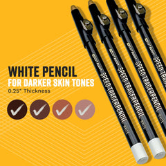 The Cut Buddy sharpener included for quick, crisp pencil tips before shaping.