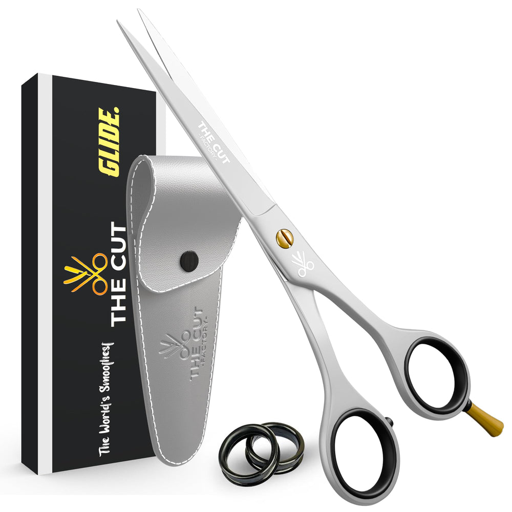 The Cut Factory 6.5-inch professional scissors close-up blade for precision cuts