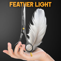 The Cut Factory ergonomic handles with detachable rings for comfortable long use