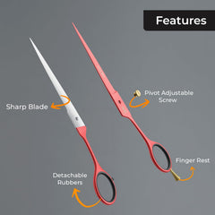 The Cut Factory ergonomic non-slip handle supports comfortable, extended trimming sessions.