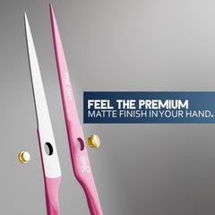 The Cut Factory high-carbon blade close-up highlights sharp, clean-cut performance.