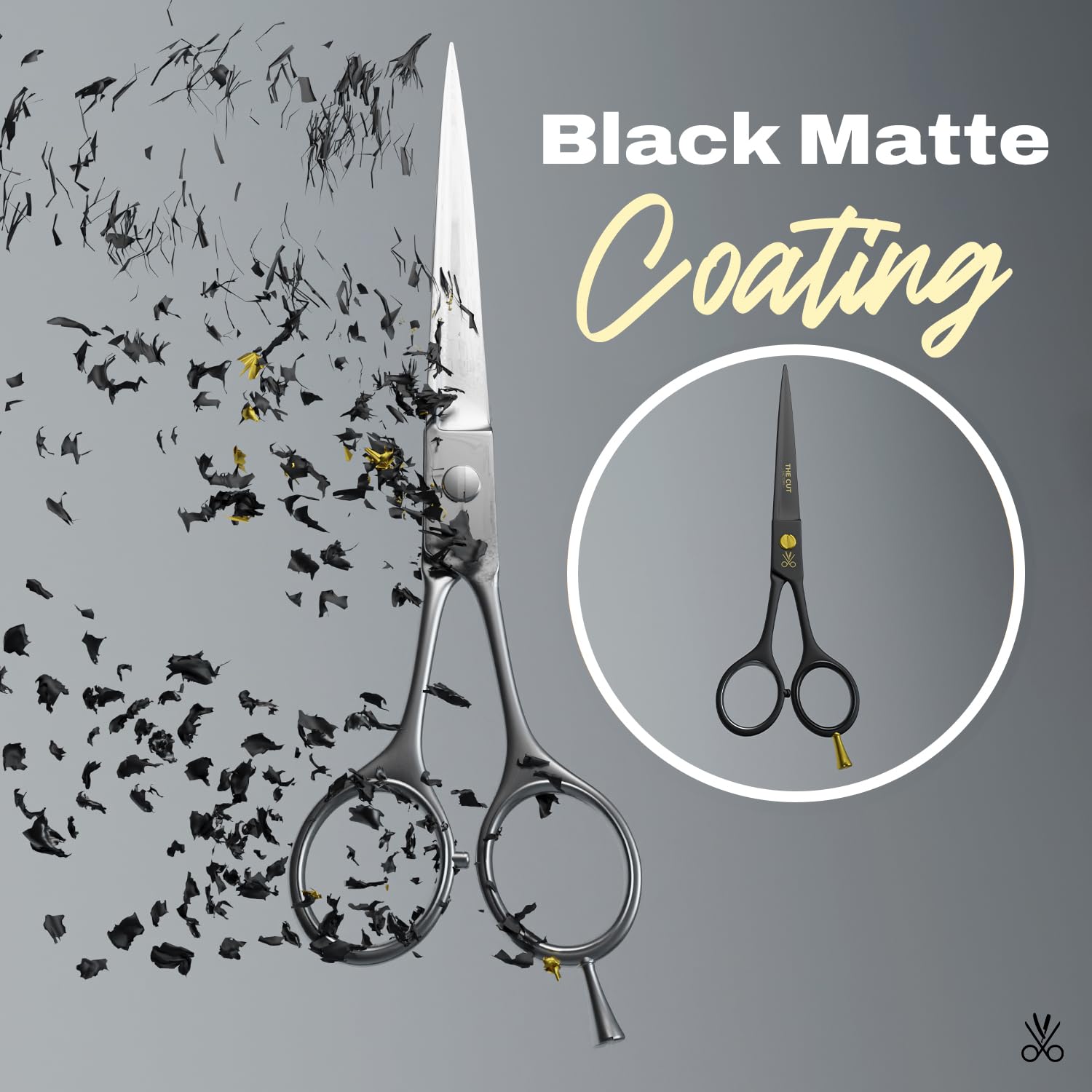 The Cut Factory matte black finish enhances premium salon aesthetics