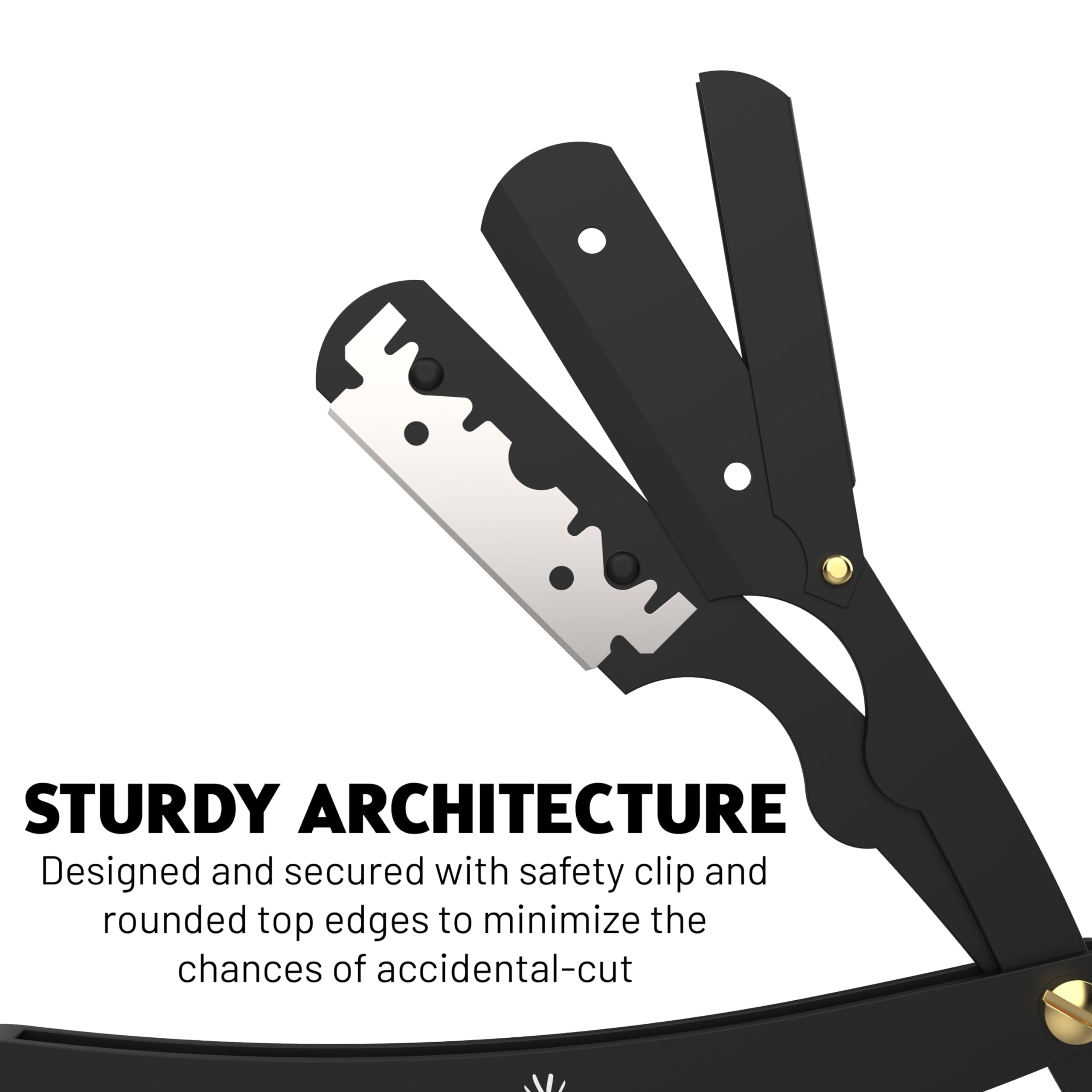 The Cut Factory straight razor pack of 20 blades ensures fresh sharpness before every shave