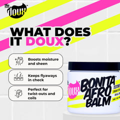 Twist-out styling with Bonita Afro Balm elongates curls without stiffness.