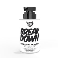 The Doux BREAKDOWN: botella-aplicacion para aplicar fácilmente el champú en cabello rizado.