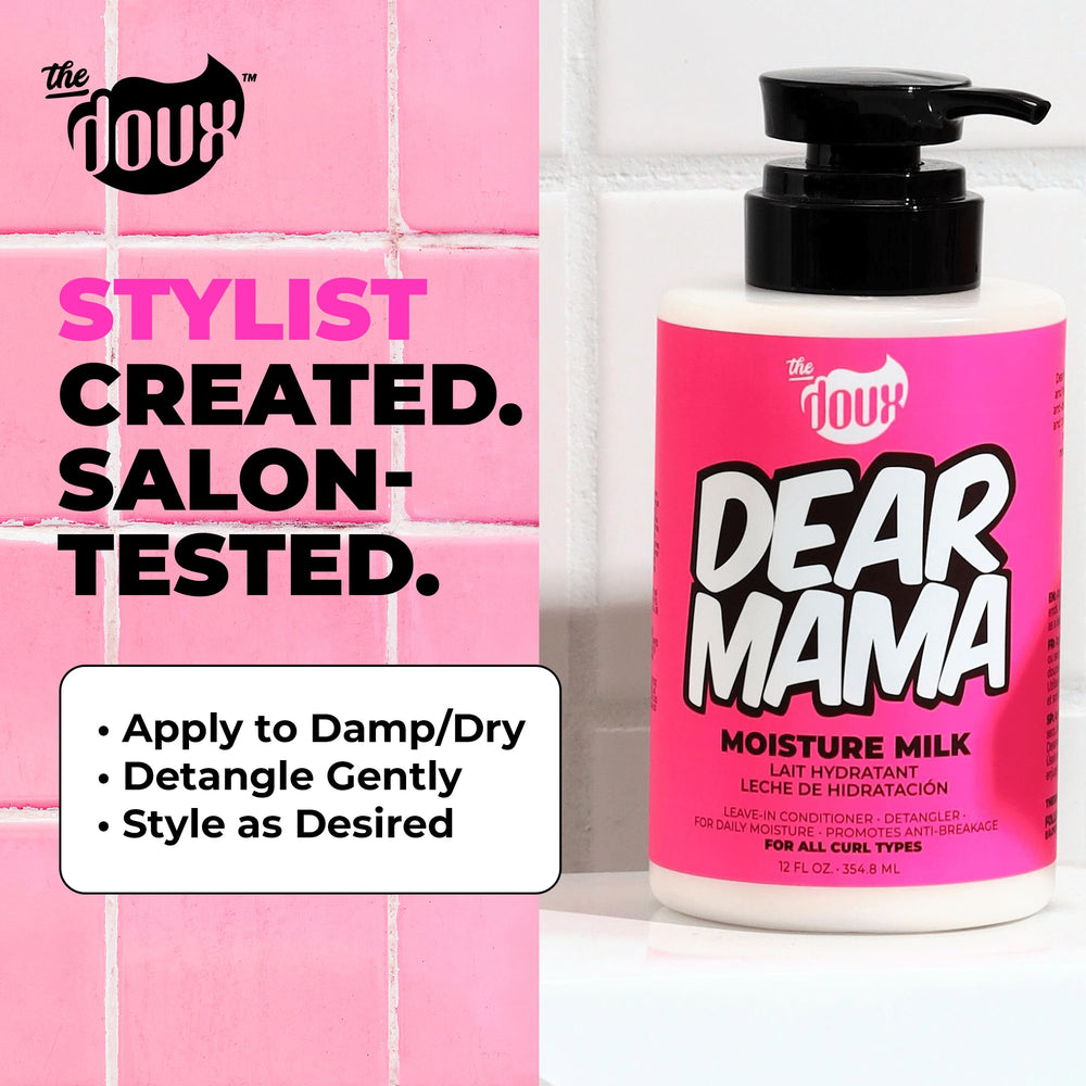 The Doux DEAR MAMA Aplicación para refrescar rizos y definir forma.