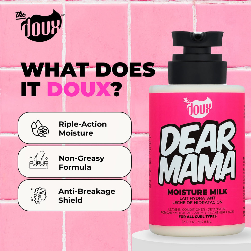 The Doux DEAR MAMA Textura no grasa con rápida absorción.