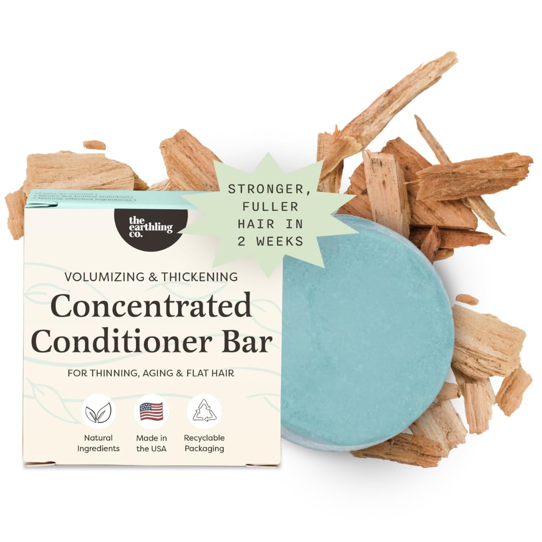 The Earthling Co. barra acondicionador voluminizador Cool Breeze mejora el volumen y la suavidad del cabello.