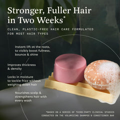The Earthling Co. Citrus Sun conditioner bar packaging highlights eco-conscious packaging for hydration on the go.