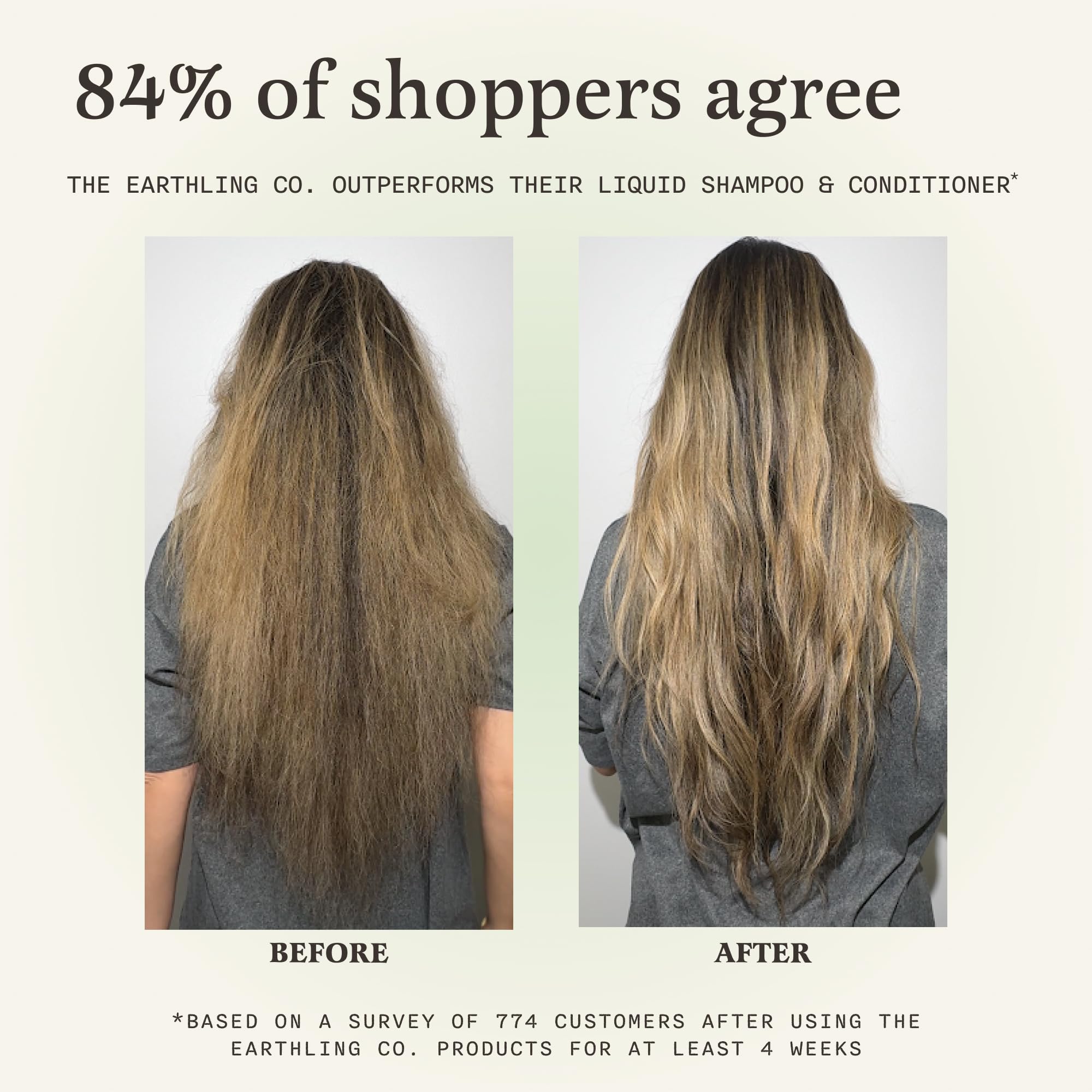The Earthling Co. Marshmallow root illustration highlights hair-strengthening ingredients.