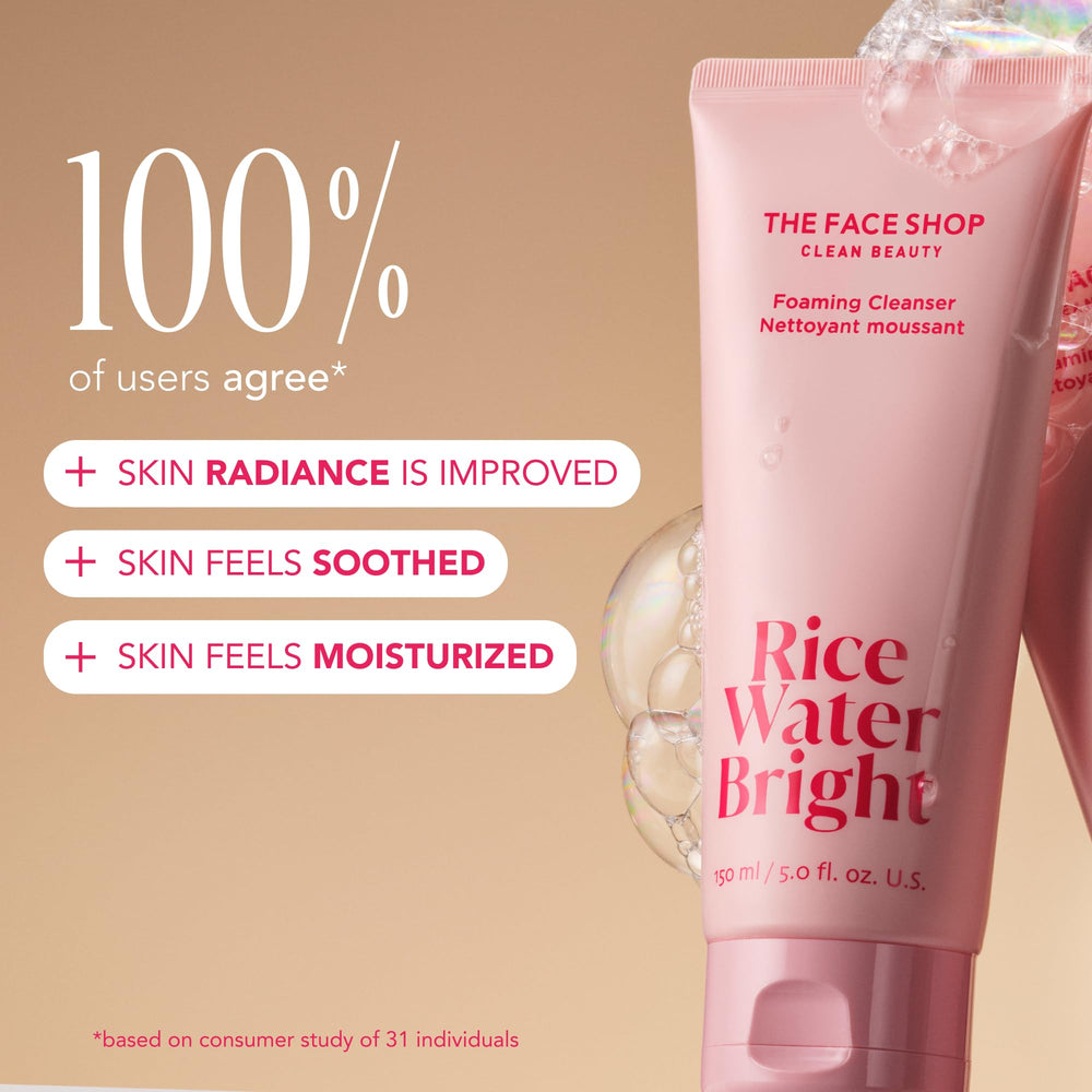 The Face Shop crema dia Rice Water Bright para piel suave y nutrida.