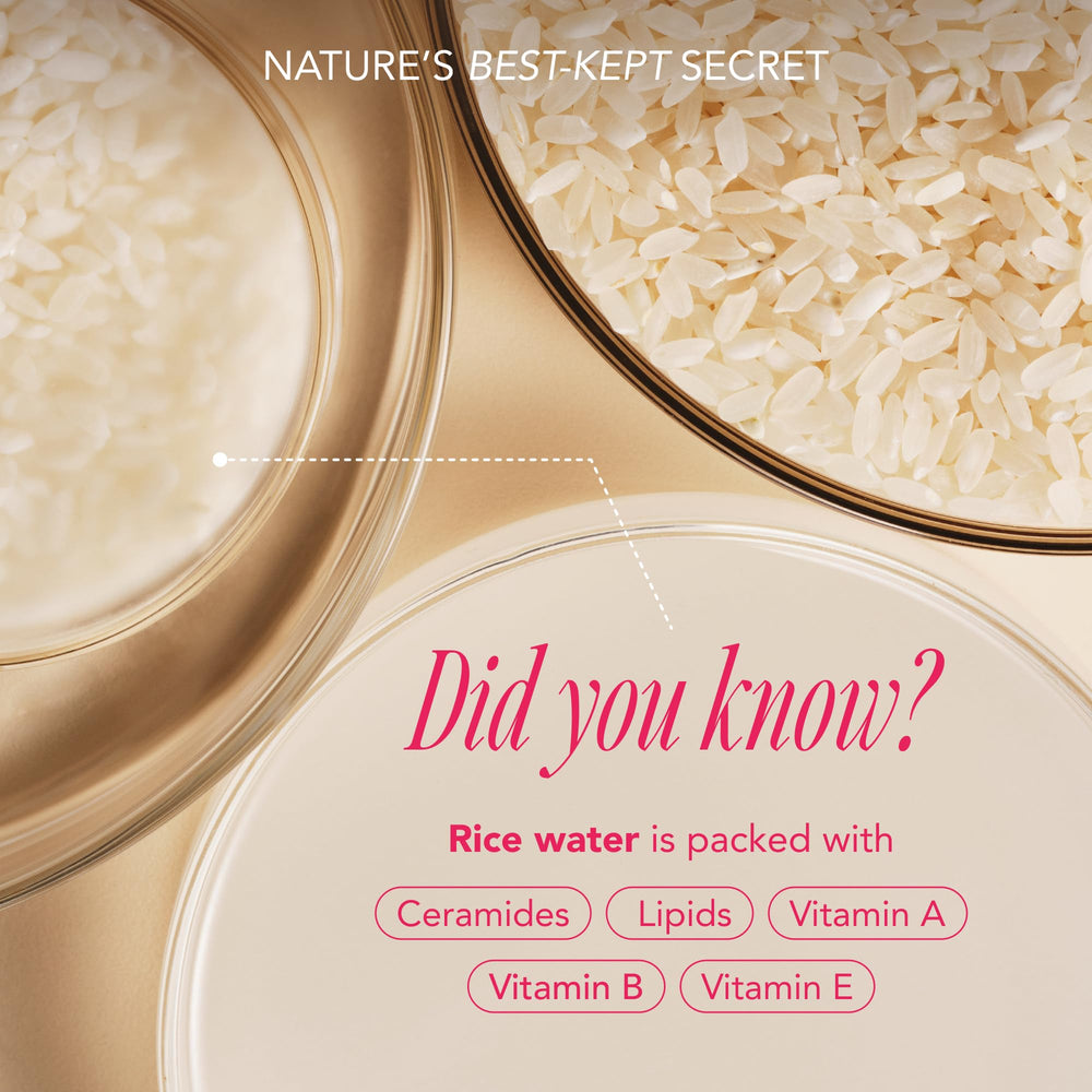 The Face Shop limpiador espumoso Rice Water Bright para limpieza profunda de poros.