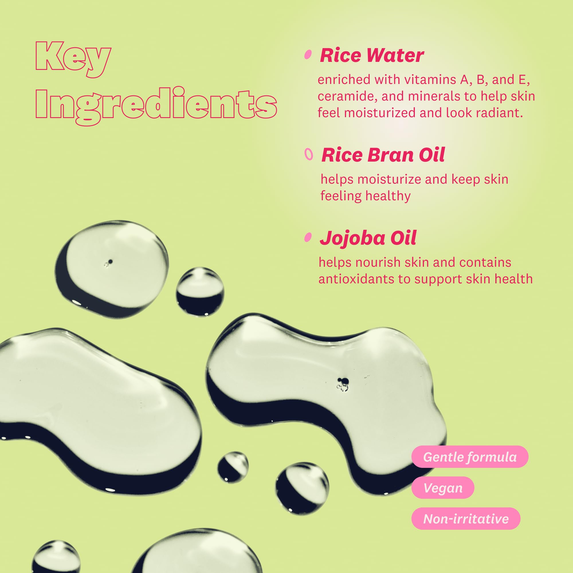 Limpieza profunda de poros con Rice Water Bright sin irritación ni residuos visibles.