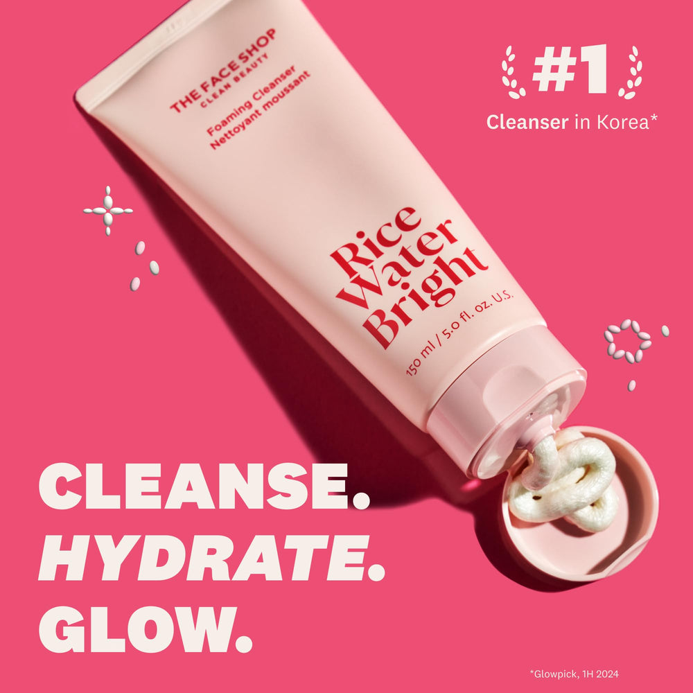 The Face Shop Rice Water Bright ceramida hidrata y deja la piel radiante