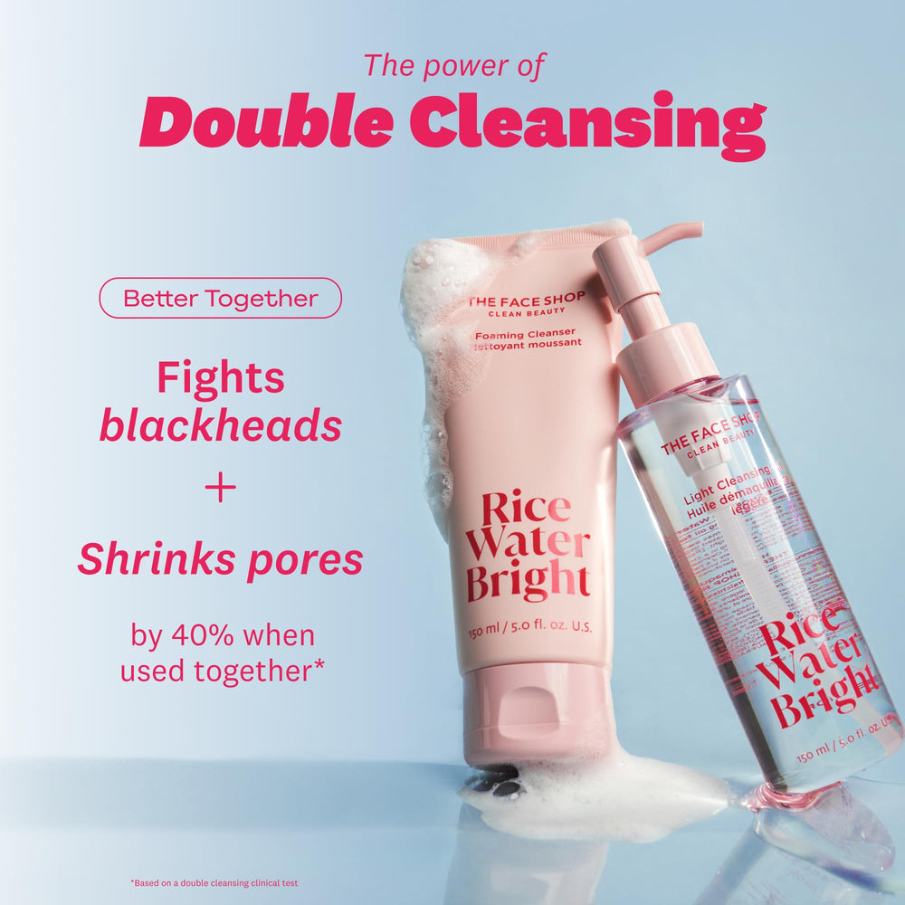 The Face Shop Rice Water Bright Duo ceramide-enriched texture close-up for hydration