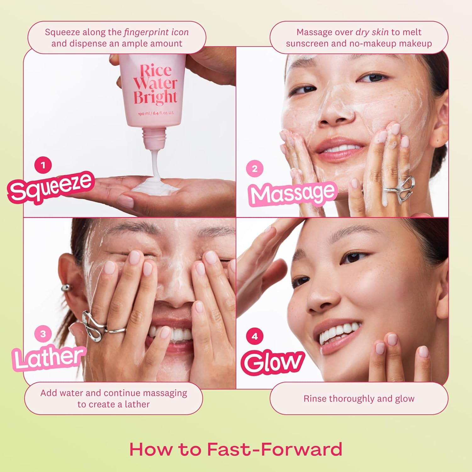 The Face Shop Rice Water Bright, apto para piel sensible y no comedogénico.