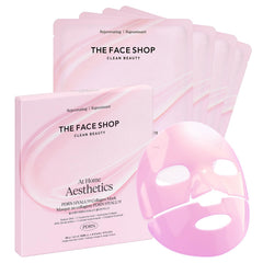 The Face Shop Rose PDRN mascarilla facial con colágeno rosa aporta hidratación y elasticidad.
