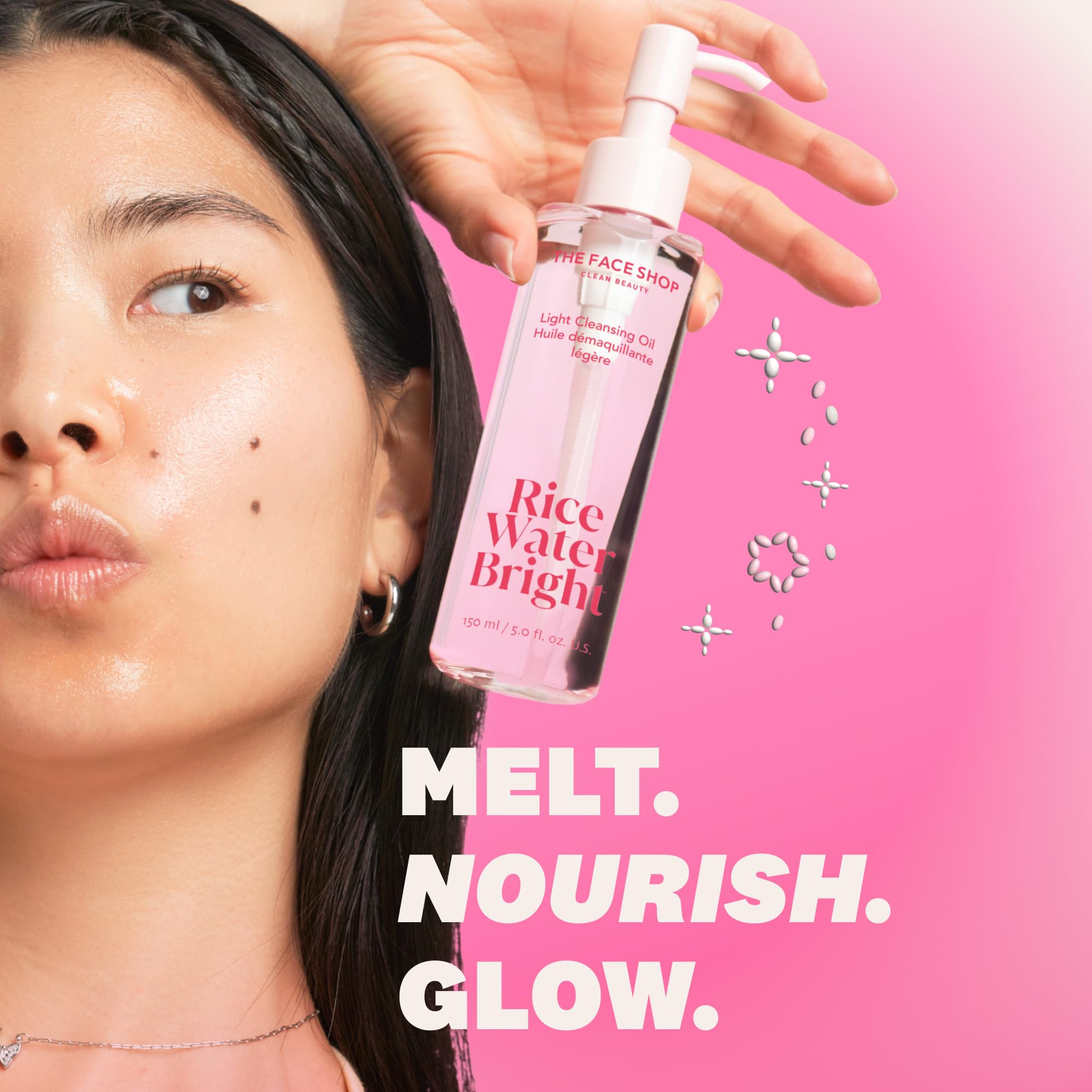 Textura ligera de Rice Water Bright para desmaquillar con suavidad y eficacia.
